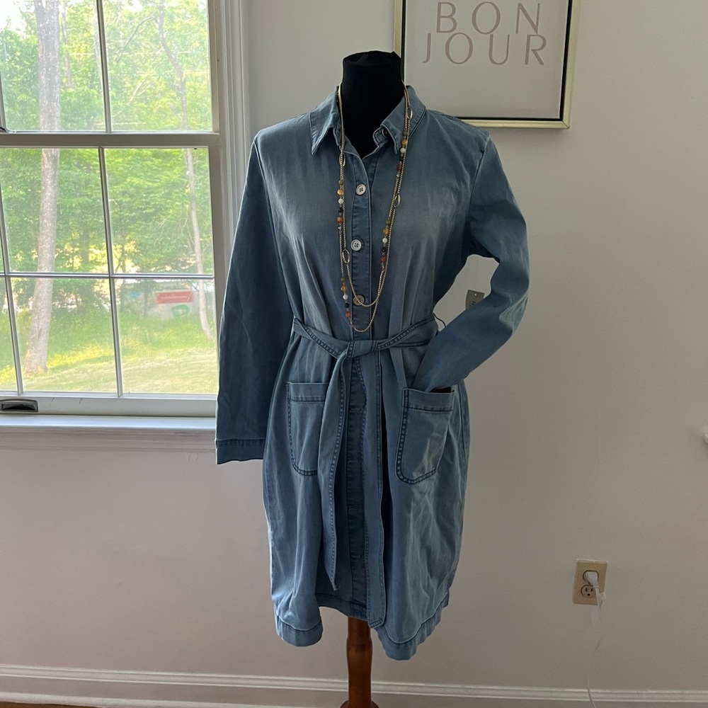Style & Co Denim Dress w little stretch